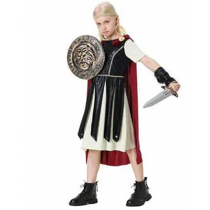 Subaru Warriors Halloween Cosplay Clothes Kidsren Ladies Roman Gladiator Role-Playing Costume