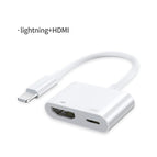Apple hdmi+ charging (no power supply required)