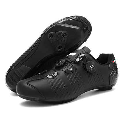 Road Bike Lock Shoes, Bicycle Riding Shoes, Lock-Free Summer Hard-Soled Mountain Bike Breathable and Wear-Resistant Professional Cycling Lock Shoes