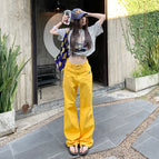Wave yellow trousers 915-1 / XS