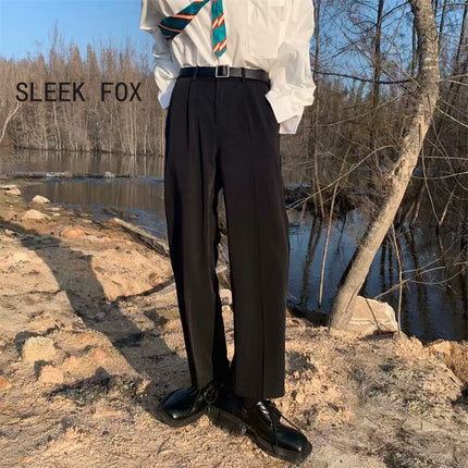 Summer Thin Trousers for Men, Extra Large Size, Loose, Tall and Slim, Simple, Capable, Super Stylish, Straight, High-End Style