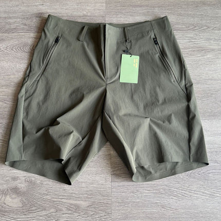 Curly flat! Men's Outdoor Seamless Adhesive Quick-drying Breathable Suit is Joker Water-repellent 3D Stand-up Cut Casual Shorts