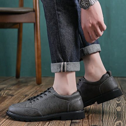 Cross-border Shoes Men's New Casual Shoes British Retro Shoes Men's Shoes All-match Trendy Shoes Amazon Explosions Work Shoes