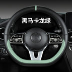 38cm / D type black horse Caron green plastic ring