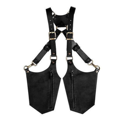 Vintage Men's Leather Strap Underarm Sling Bag Outdoor Phone Bag Adjustable Zipper Small Bag Universal Wallet Free Shipping