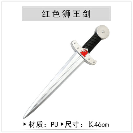 Ancient Roman Samurai Props Medieval Helmet Plastic Weapon Props Greek PU Sword Dagger Shield Knife