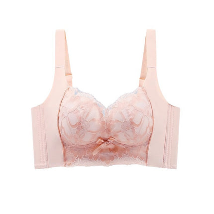 Sexy lace breast-collecting anti-drooping lifting underwear women's adjustable push-up comfortable bra without steel ring support