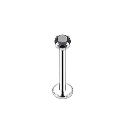 G23 titanium alloy pin claw with zircon wireless pin bar ear bone nail perforated nose nail G23 pin lip nail wholesale