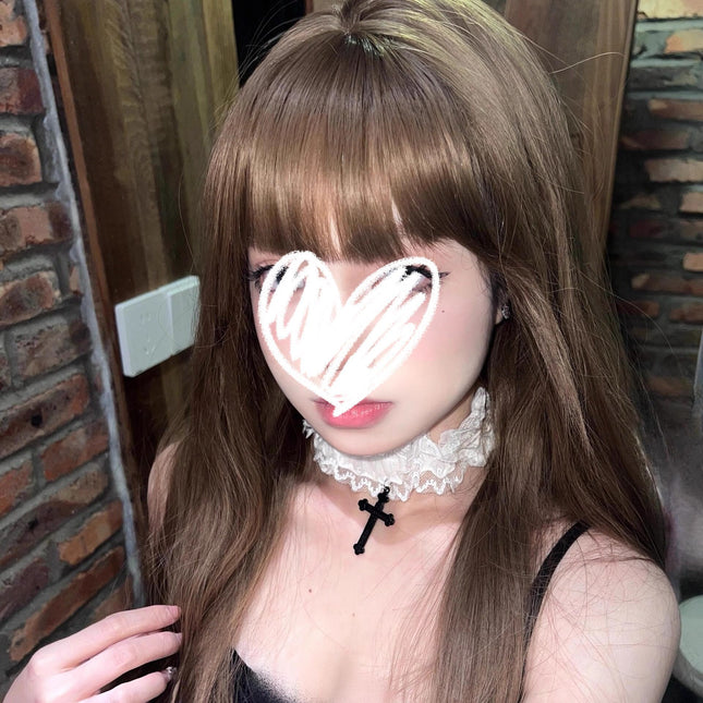 Cross Lace Collar Female Sweet Cool Spice Choker Neck Ring Neck Chain Sexy Neck Ring Neck Strap Clavicle Chain