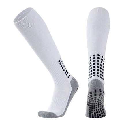 Amazon Temu Export Football Socks Long Tube Glue Anti-Slip Towel Bottom Men's and Women's Thickeneded Cushioning Sports Socks
