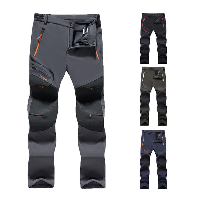 Cross-border Outdoor Sports Summer Thin Charge Pants Scratch-resistant Wear-resistant Breathable Quick-drying Pants Four-sided Elastic plus size Mountaineering Pants