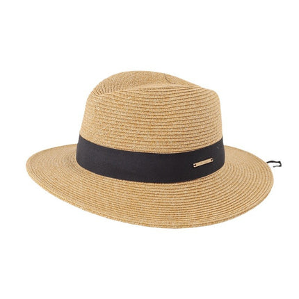 Panama Straw Hat Unisex Top Hat Jazz Hat Big Head Shade UV Protection All-match Trend Adjustable