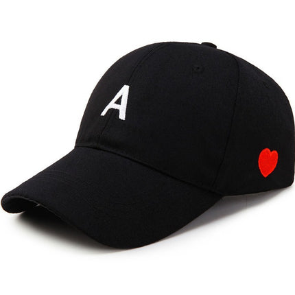 Hat Women's Korean-style Casual Embroidered Small m Cap Men's Spring and Summer Outdoor Sunshade Fashion Tide Brand Baseball Cap