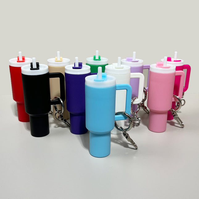 Cross-border New Product Stanley Stanley Keychain Pendant Ice Cup Keychain Can Hold Lipstick Backpack Hanging