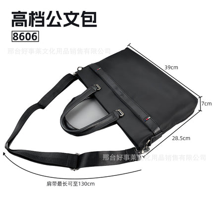 Multi-functional Briefcase Storage Handbag File Bag Large Capacity Meeting Bag Business Office Storage File Bag