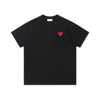 Black and red heart [8801 big love wool embroidery model] / S