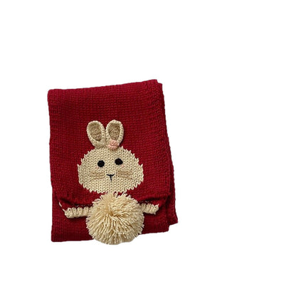 Christmas Series ~ New Year Red Atmosphere Scarf Collection Women's Winter ins Advanced Warm Scarf for Autumn and Winter