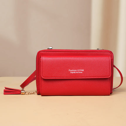 Factory Wholesale Mobile Phone Bag Women's Small Crossbody Shoulder Bag Multifunctional Multi-Card Holder Mini Small Bag Wallet