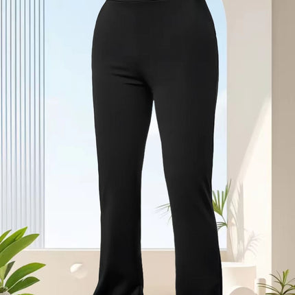 New Cross-Border European and American Style High-Waisted Flared Pants, Popular Leggings, Yoga Pants, Casual Lulu Pants
