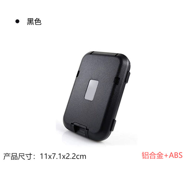 Rfid Security Lock Money Clip Multifunctional Card Holder Aluminum Bank Card Holder Fashionable Wallet Bank Card Holder Business Card Case