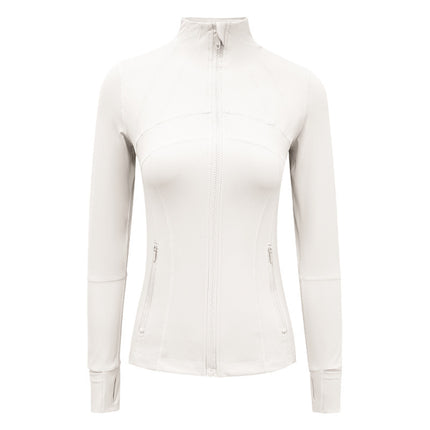Classic DF Jacket Sports Jacket Women's Professional Training Advanced Sense Vertical Collar Yoga Suit Outer Wear Running Fitness Jacket