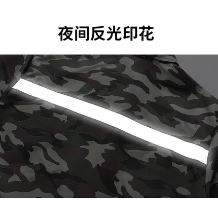 Cross-Border Cooling Air-Conditioning Clothing, Outdoor Refrigeration Clothing with Fan, Short-Sleeved Workwear, Strong Wind Cooling Factory Direct Sales