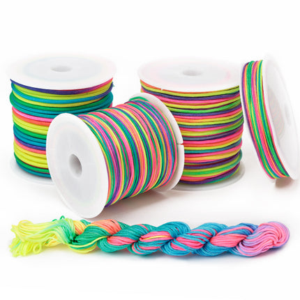 Dragon Boat Festival Colorful Rope DIY Handmade Braided Material Children Colorful Bracelet Lixia Egg Pocket Colorful Rope