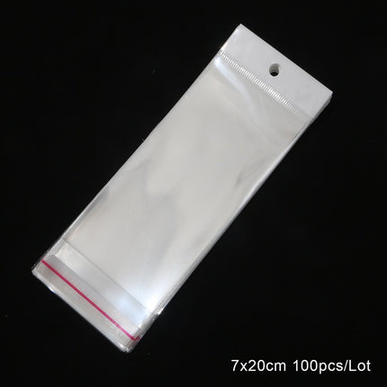 Wholesale Opp Bags Self-Adhesive Bags DIY Handmade Small Jewelry Packaging Bags Transparent Self-Sealing Plastic Bags