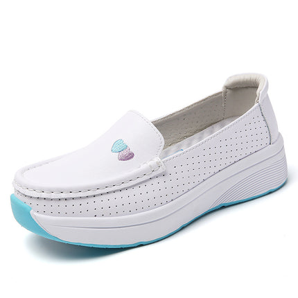 Nurse Shoes for Women, Summer Non-Slip Thick-Soled Casual Soft-Soled Shoes That Are Comfortable and Breathable for Medical Work, in Stock for Dropshipping