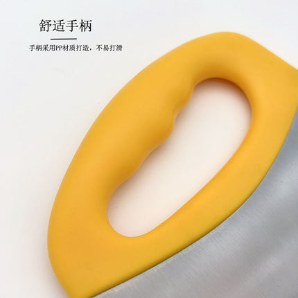 Amazon popular pizza cutter comes with protective cover pizza knife semicircle pizza cutting multi-purpose stainless steel cutter