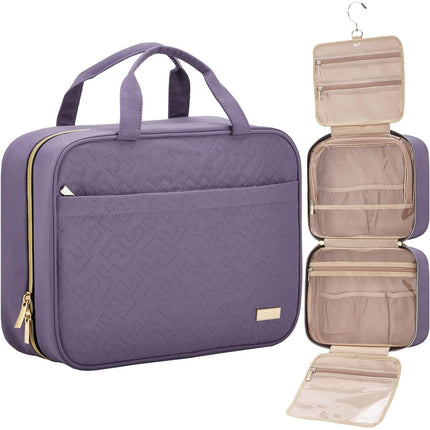Amazon Hanging Large-Capacity Cosmetic Bag Partition Layered Dry and Wet Separation Women's Waterproof Toiletry Bag Storage Bag