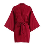 Charming red single nightgown / S