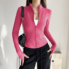 Raspberry red-waist slimming / S