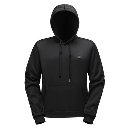 Cross-Border Constant Temperature Intelligent Heating Hooded Sweatshirt USB Charging Outdoor Casual Jacket Three-Speed Temperature Control Same Style for Men and Women
