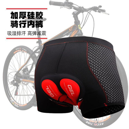 Men's Cycling Underwear Thickened Silicone Mountain Cycling Pants Quick-Drying Road Bike Shorts All-Season Cycling Equipment
