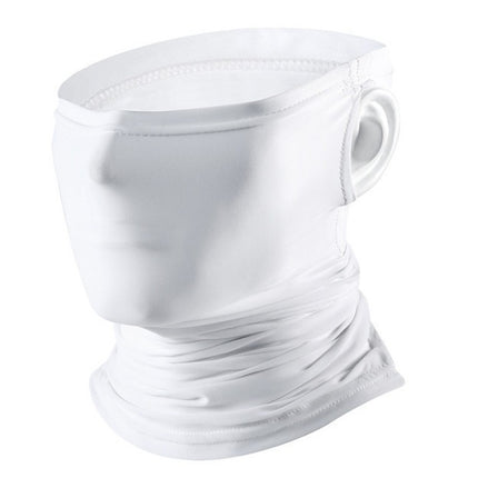 Sun Protection Mask Hat Summer Face Covering Neck Protection Outdoor Sunshade Fishing Breathable Ear Hanging Face Towel Ice Silk Hood Neck Scarf
