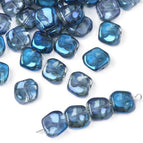 12 × 11mm thick, about 5mm aperture, about 1mm20 pieces/bag / Drill Blue