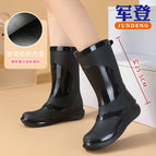 Mid-calf/outdoor waterproof boots/812 Black / 36