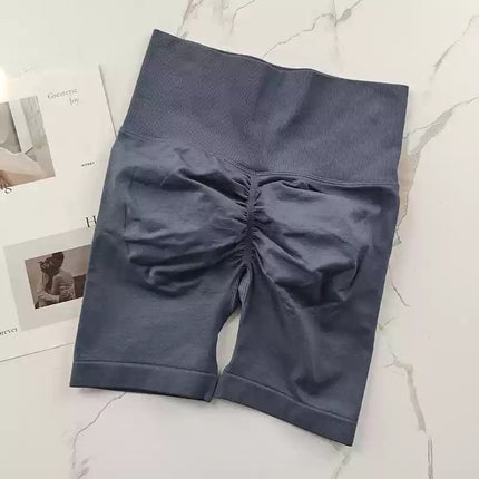 High-Waisted Summer Women's Elastic Slimming Yoga Shorts Quick-Dry Running Shorts Fitness Shorts