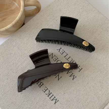 New Brown series clip import and export high-end hairpin ins Little Red Book Live hot clip all-match internet celebrity clip
