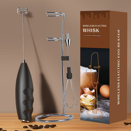 Cross-border handheld milk frother household wireless electric milk coffee mixing rod baking egg white frother