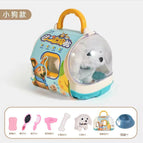 The electric bichon frize can walk [with cage + accessories + basin] the chinese version is shipped by default, and the english version is available