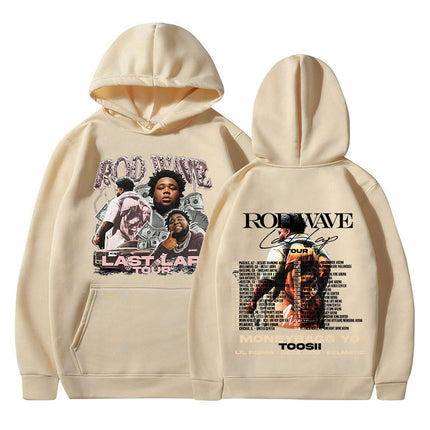 Rapper Rod Wave Last Lap Tour Graphic Hoodies Men Women Clot