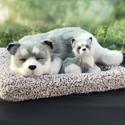 Car Ornaments Car Internet Red Car Interior Ornaments Female Dog Simulation Interior Ornaments Car Ornaments Central Console Men