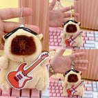 Bead chain style / Light brown orange guitar capibara