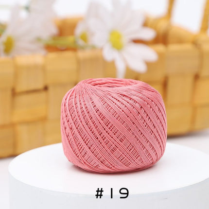 No. 10 Lace Thread Micro Hook Shuttle Weaving Handmade DIY Miniature Doll Fine Wool Crochet Ball 20g Wholesale