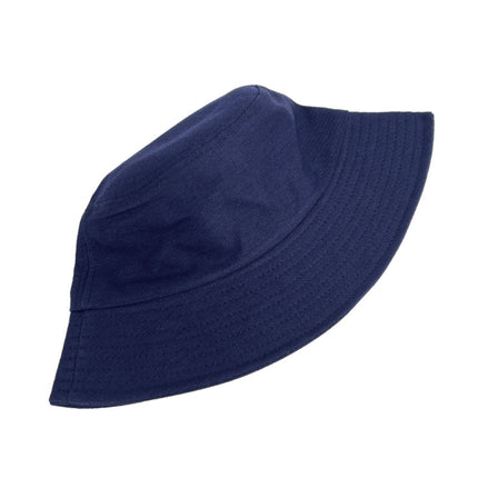 Cross-border pure cotton fisherman hat wholesale Japanese solid color face small bucket hat men's and women's light plate basin hat embroidered logo