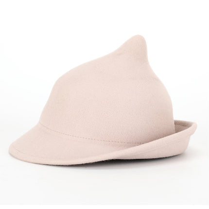 European and American Personalized Magic Hat Pointed Felt Hat Magic Hat Halloween Stage Performance Hat Rolled Edge Wool Witch Hat