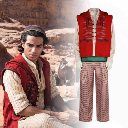 Real-life Aladdin's magic lamp cos suit Jia Fang's revenge Aladdin's prince performance suit cosplay playing suit