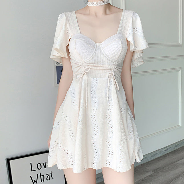 One-Piece Swimsuit for Women, Conservative, Tummy-Concealing, Slimming, Hot Spring Bathing, 2026 New Model, Plus Size, High-End, Sexy, Internet Celebrity Style Swimwear